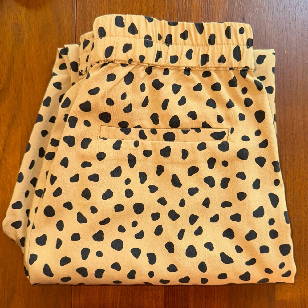 Marine layer Allison Cheetah Print Pull-on Pants In Abstract Cheetah Print
